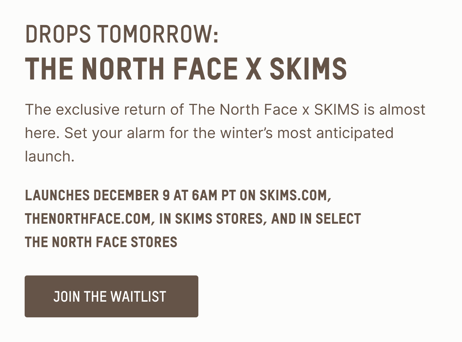 JOIN THE WAITLIST
