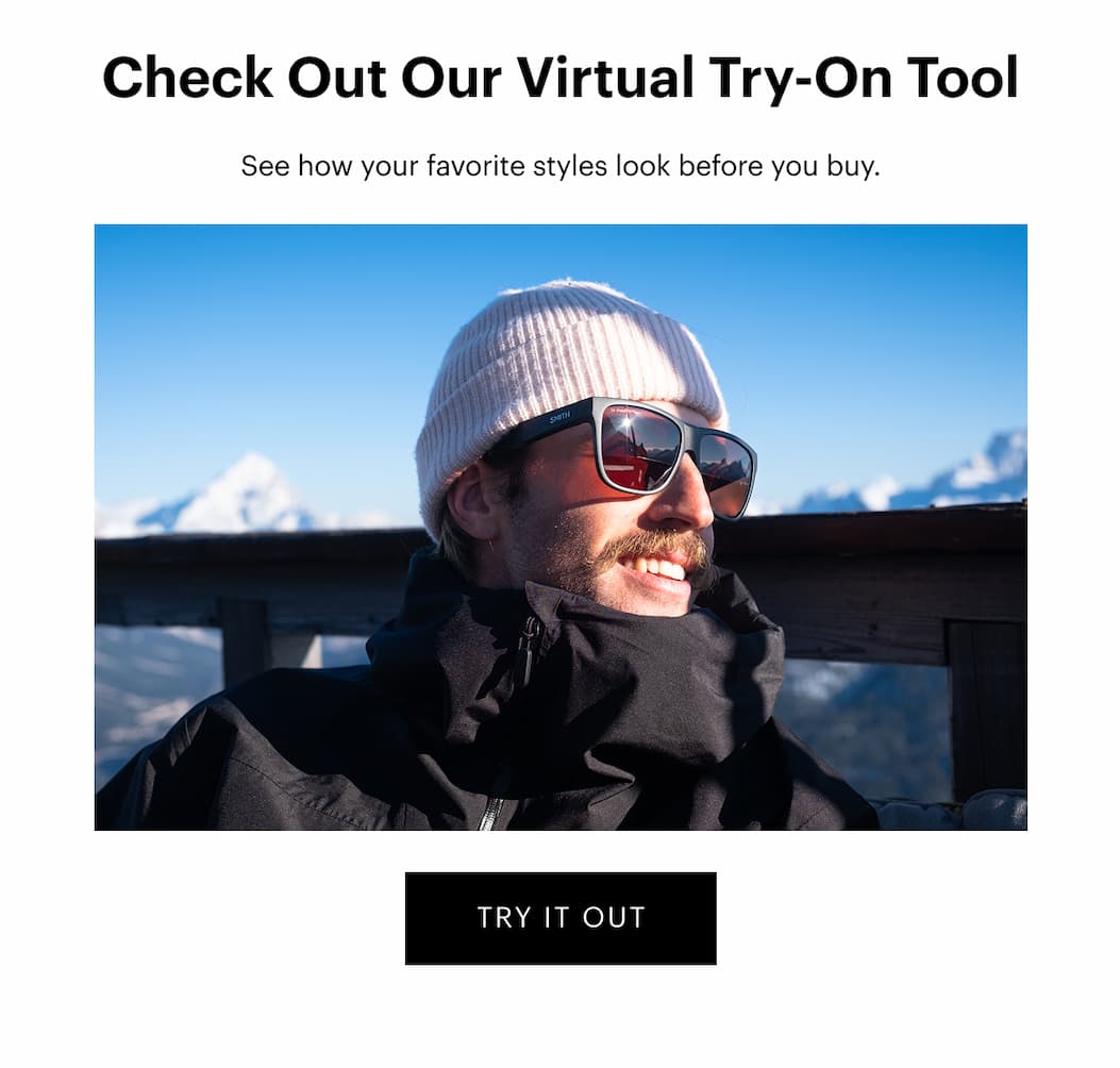 Check Out Our Virtual Try-On Tool | No more guessing, even when you’re gifting. See how your favorite styles fit on you—or someone else—with our virtual try-on too. | Try It Out
