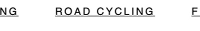 ROAD CYCLING