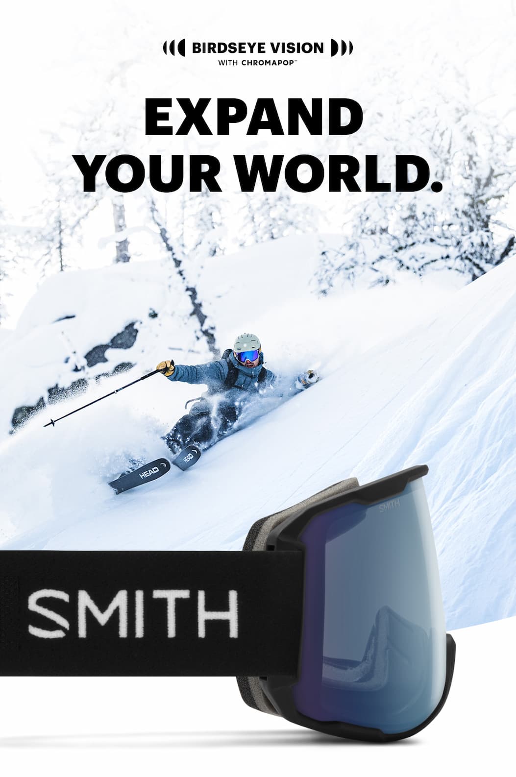 Expand Your View | Max vision, zero distractions—that’s the power of BirdsEye Vision technology. Now available in all 4D MAG styles and the NEW Preview Goggle. | Explore BirdsEye