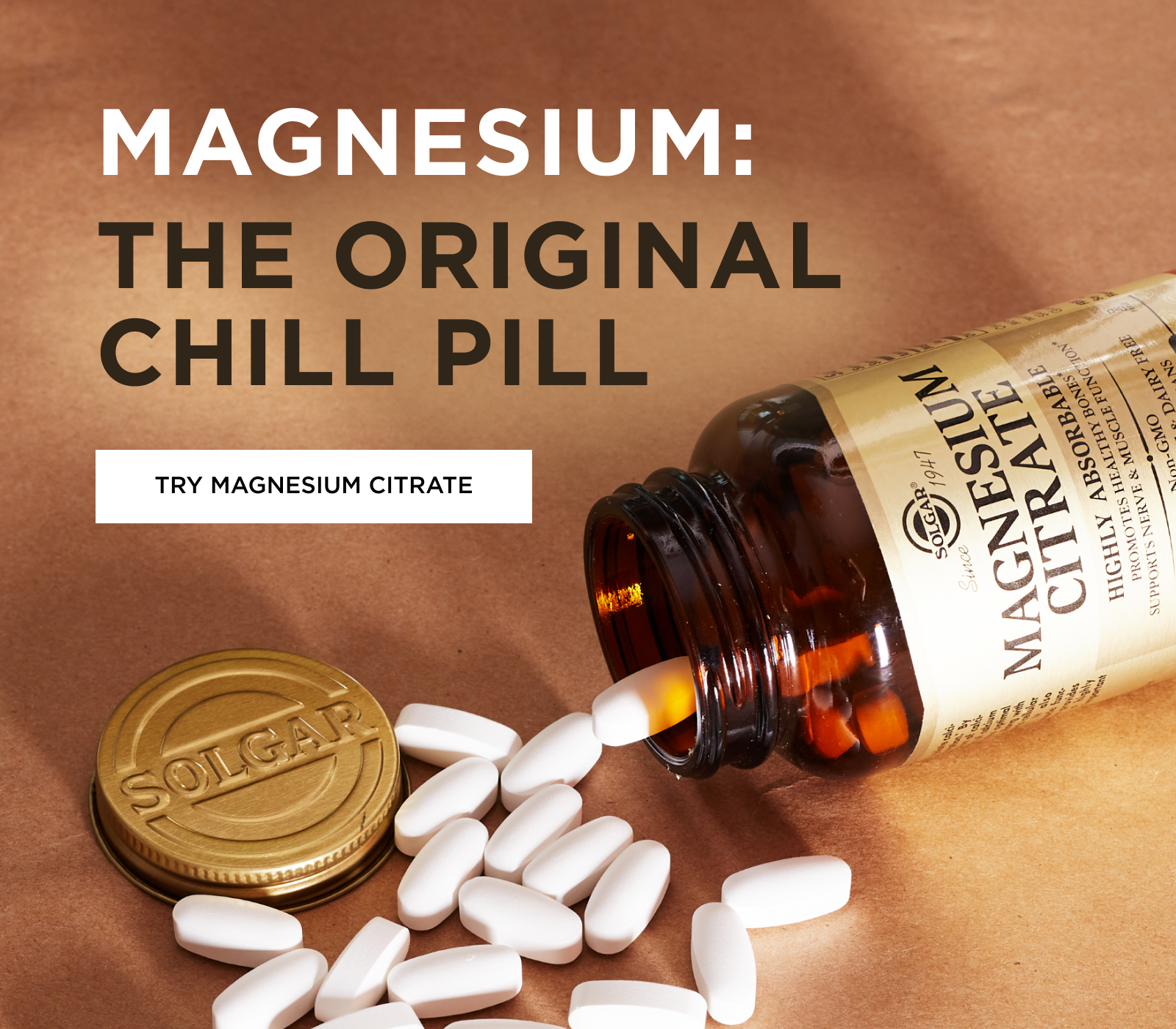 Magnesium: the original chill pill 