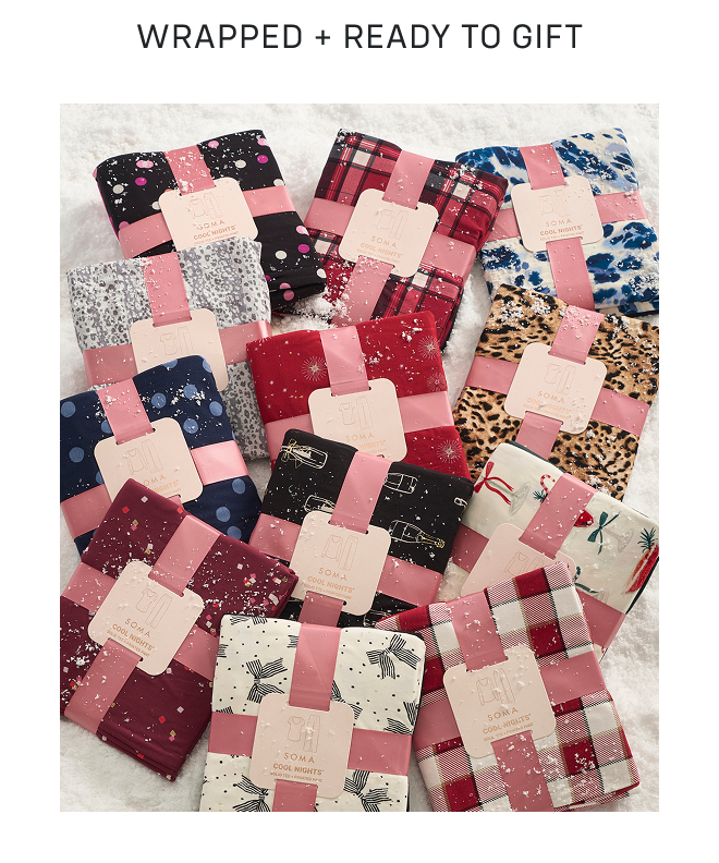 Wrapped + ready to gift