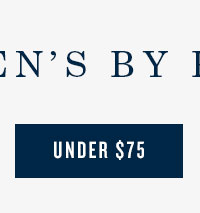 Women's by price. The Last Catch Sale, under $75.
