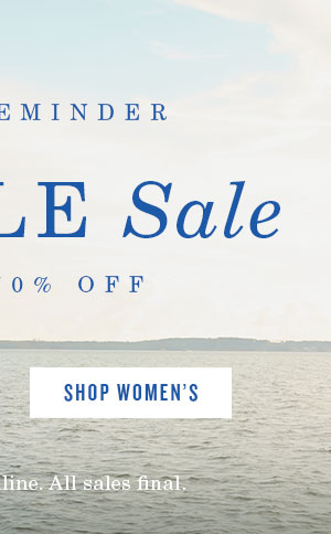 Shop Women's. Shop exclusively online. All sales final.