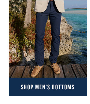 Shop men's bottoms.