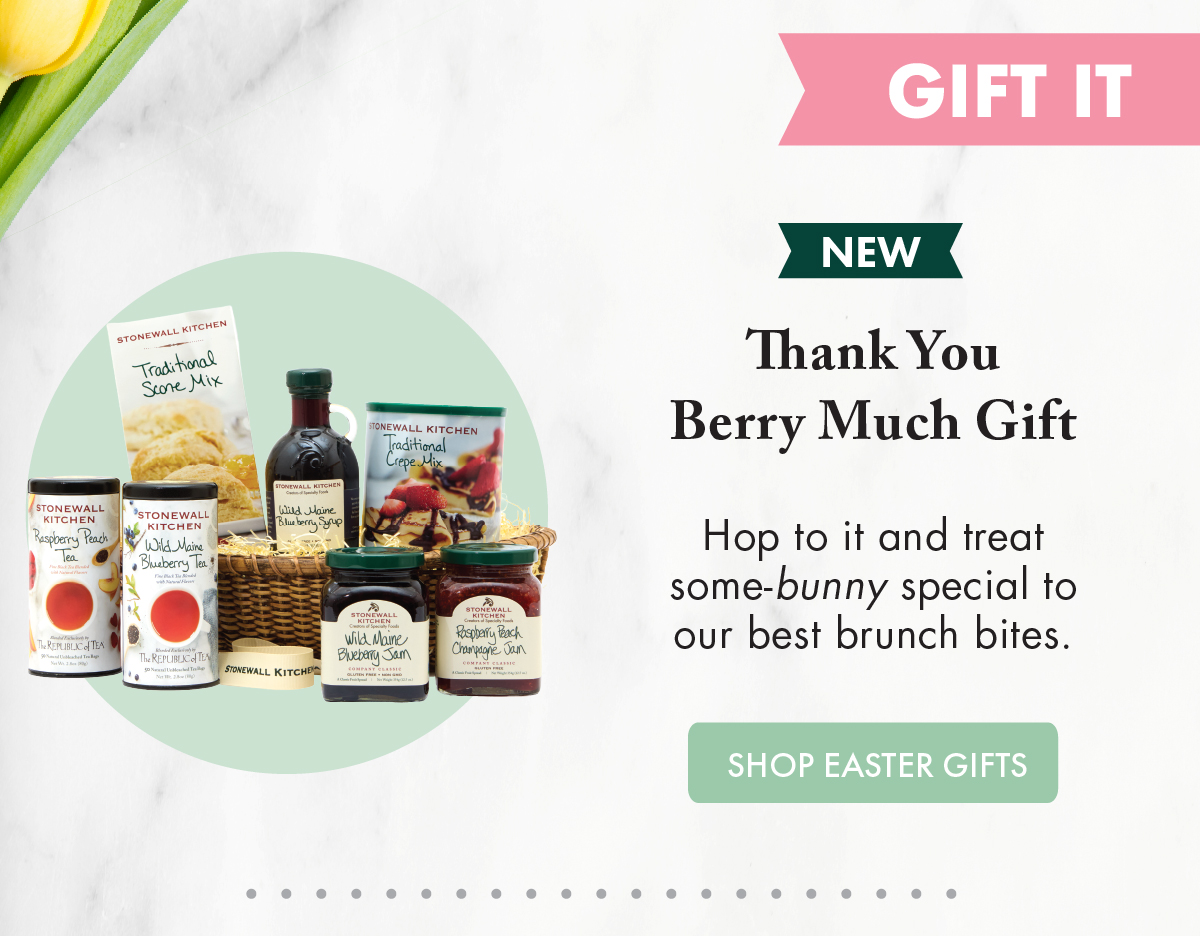 [Gift It] New Thank You Berry Much Gift Hop to it and treat some-bunny special to our best brunch bites. Shop Easter Gifts