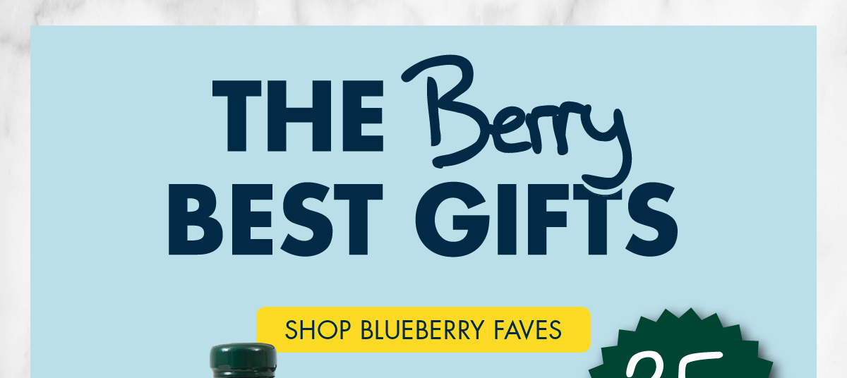 The Berry Best Gifts Shop Blueberry Faves