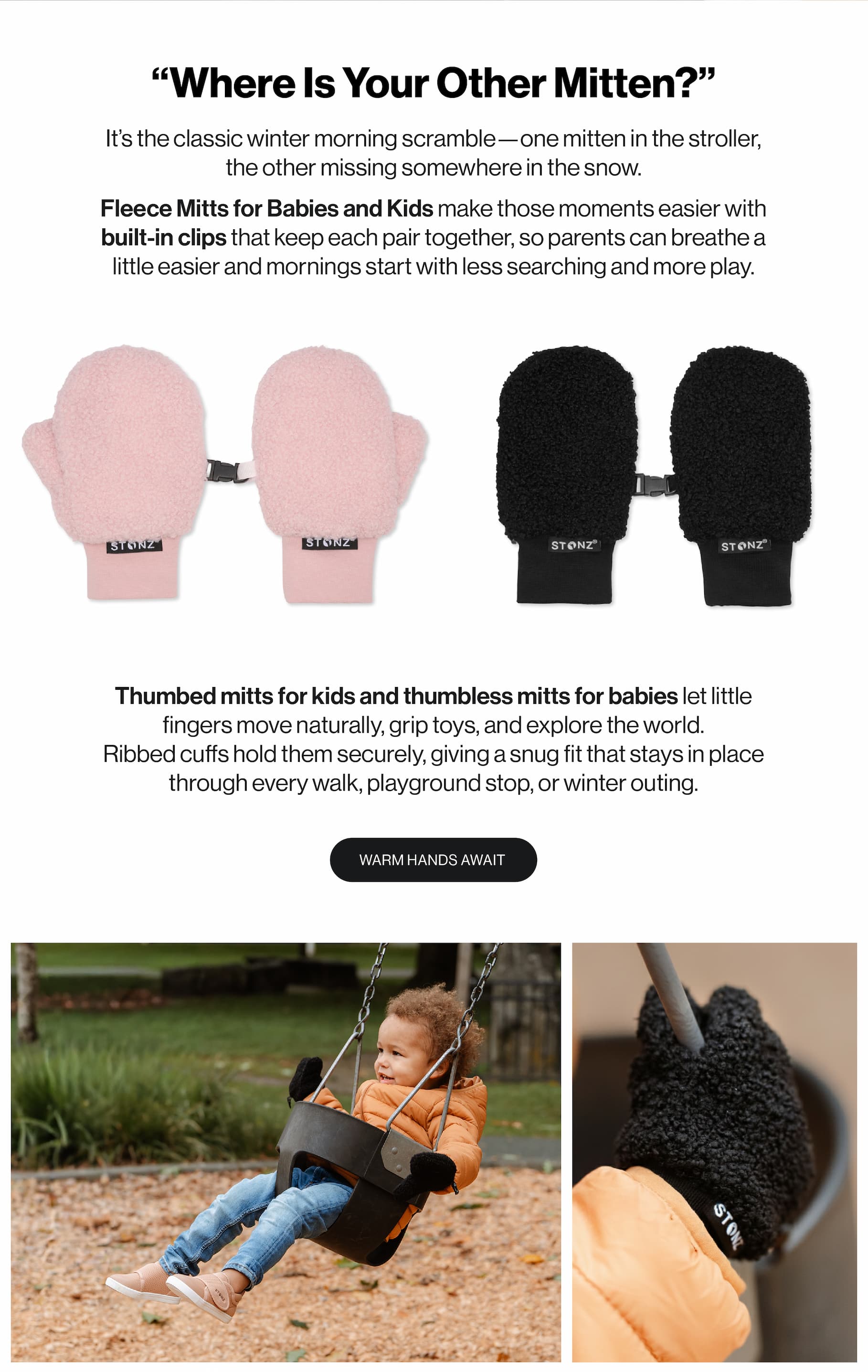Shop Fleece Mitts
