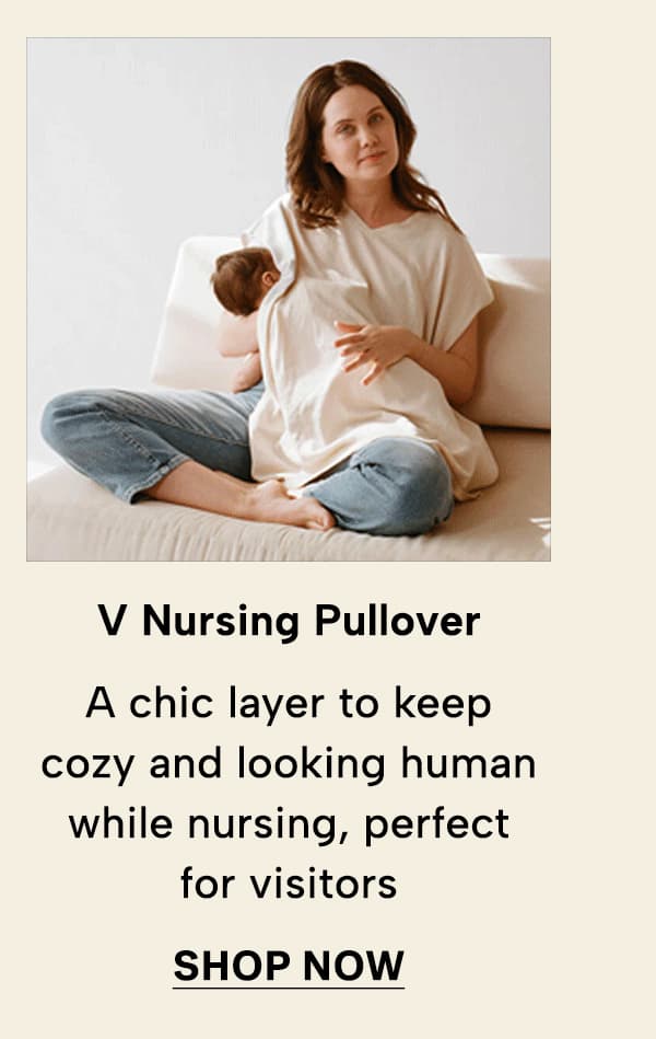 V Nursing Pullover