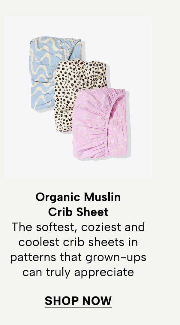 Organic Muslin Crib Sheet