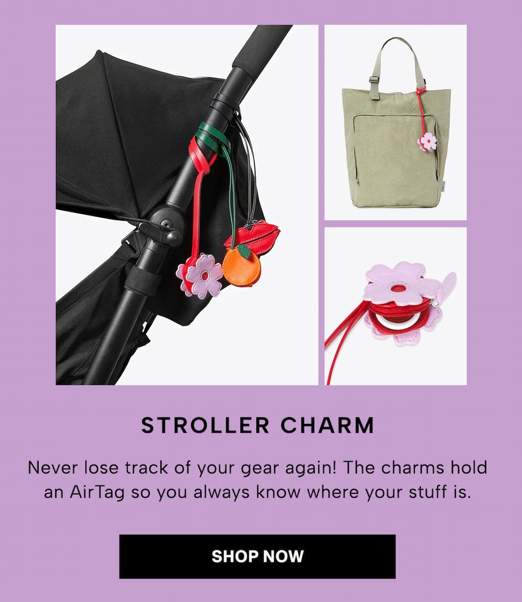 Never lose track of your gear again! Charms are adorable and they hold an AirTag so you always know where your stuff is