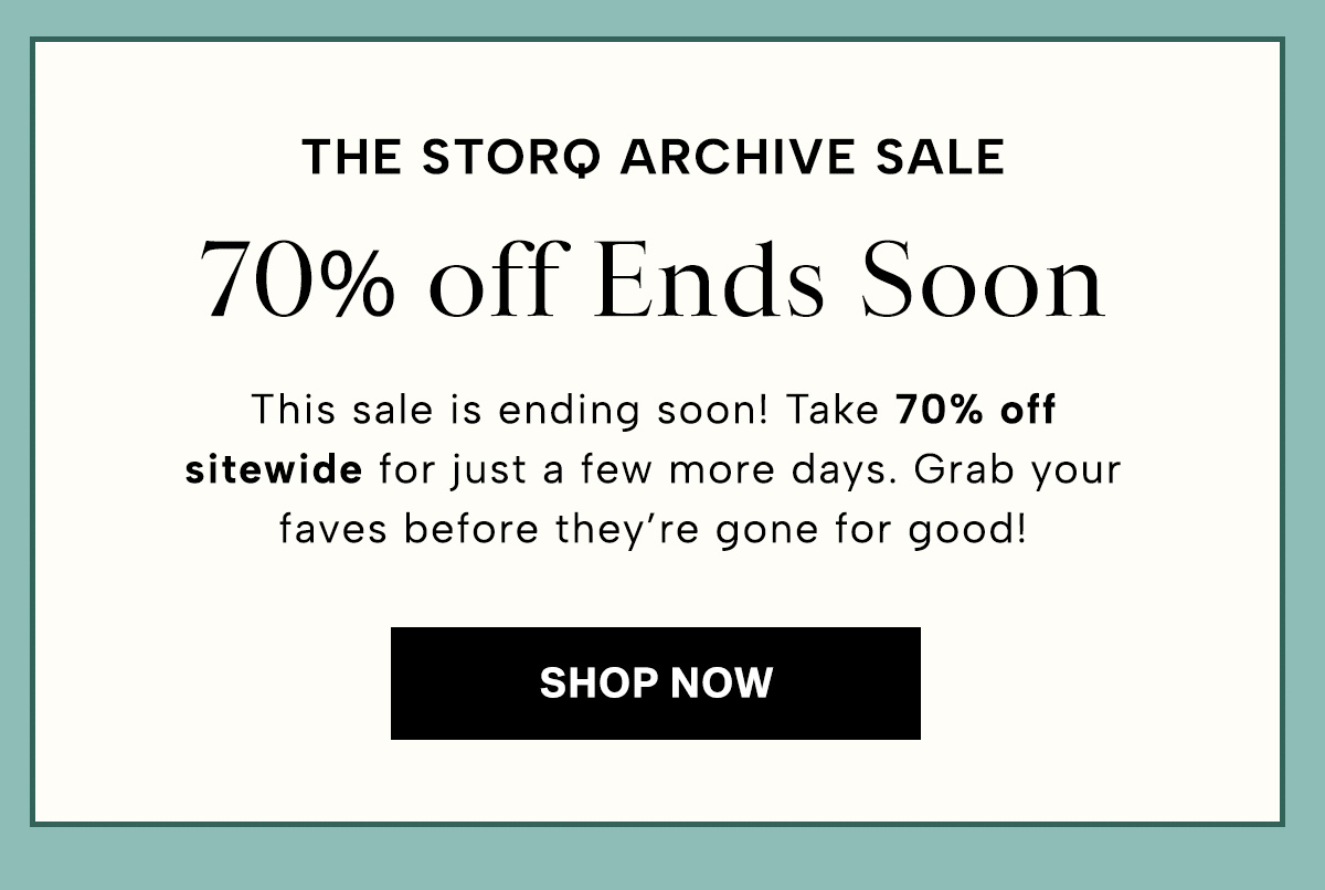 70% OFF ENDS SOON