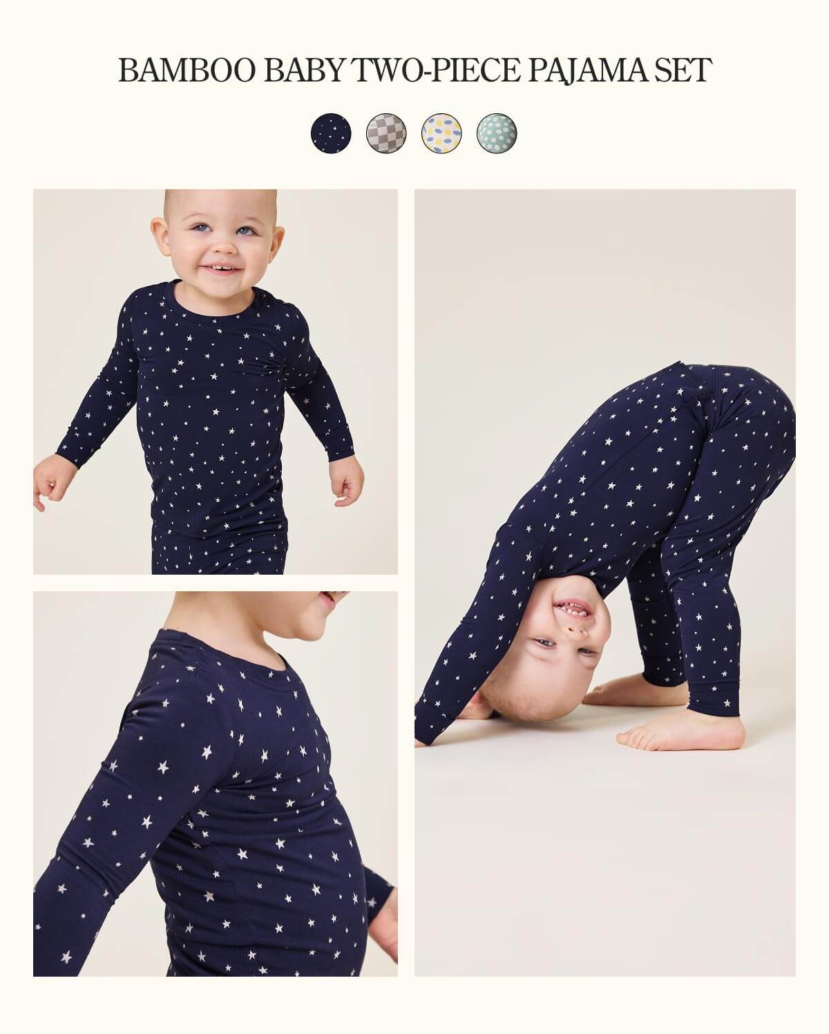 Bamboo Baby Two-Piece Pajama Set