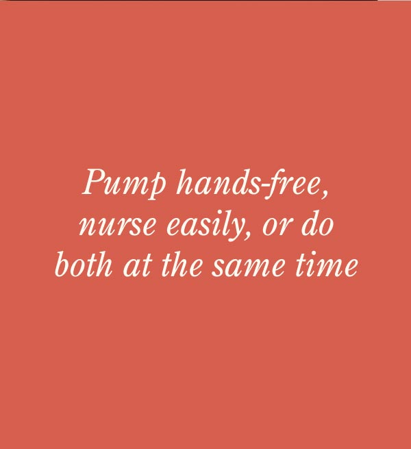 Sublime® Hands-Free Pumping & Nursing Bra
