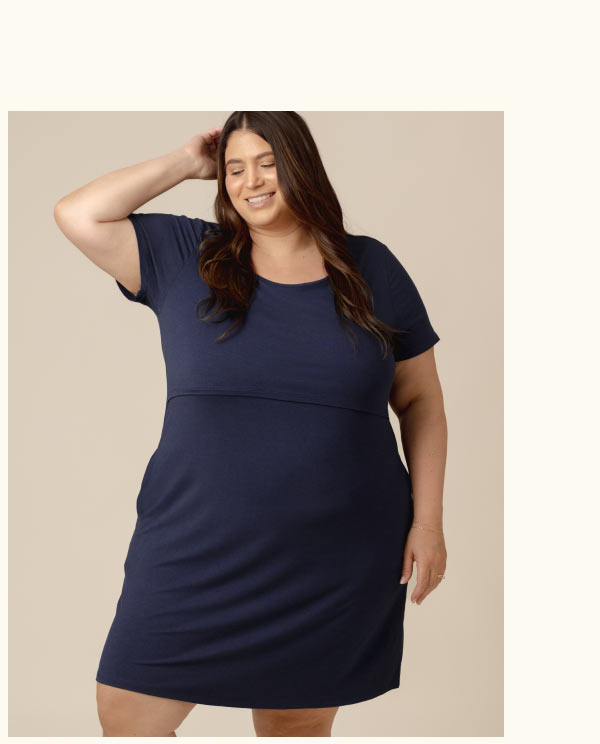 Eleanora Bamboo Maternity & Nursing Dress