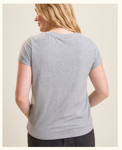 Modal Crew Neck Nursing T-shirt