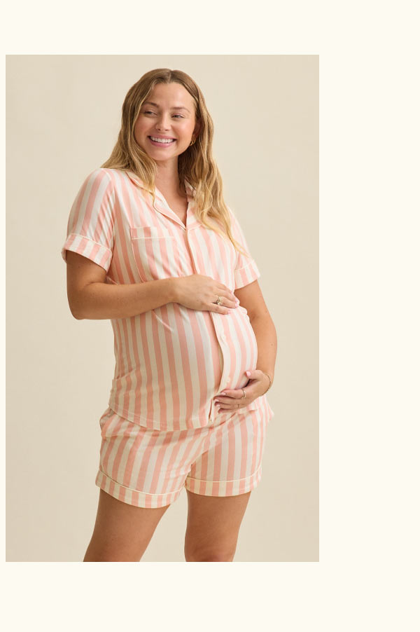 Clea Bamboo Short Sleeve Pajama Set