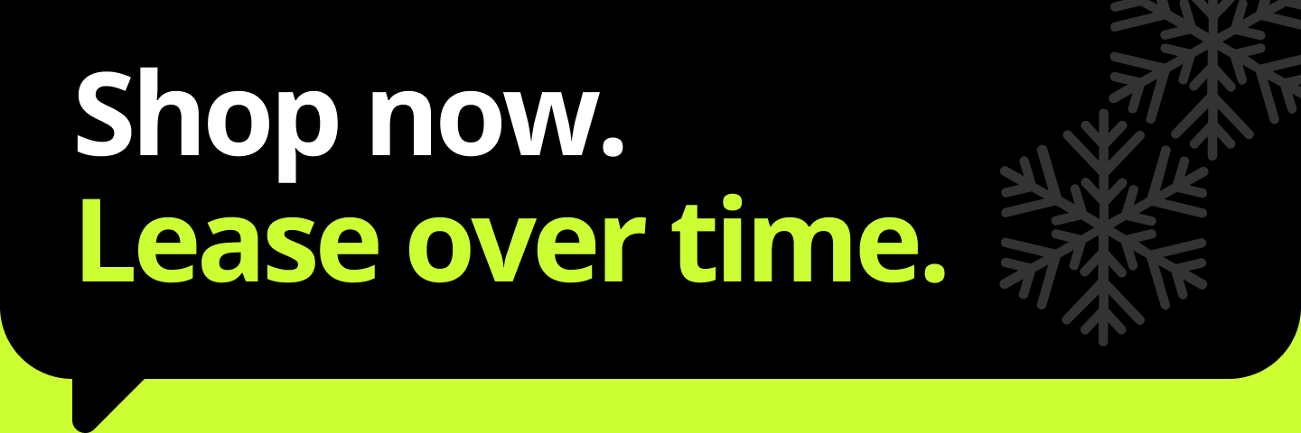 Shop now. Lease over time.