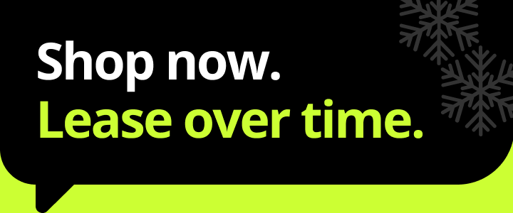 Shop now. Lease over time.