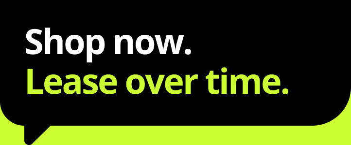 Shop now. Lease over time.