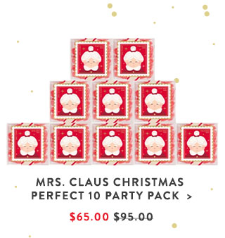 Mrs. Claus Christmas Kisses Perfect 10 Party Pack