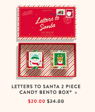 Letters to Santa 2 Piece Candy Bento Box®