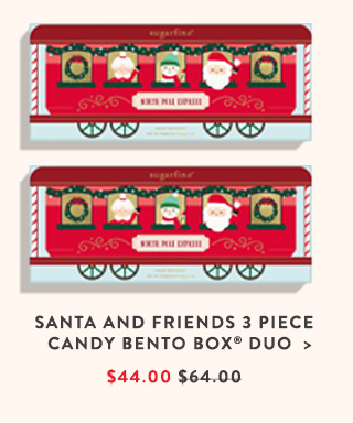 Santa and Friends 3 Piece Candy Bento Box® Duo