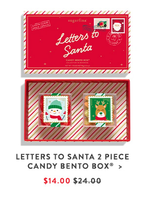 Letters to Santa 2 Piece Candy Bento Box®