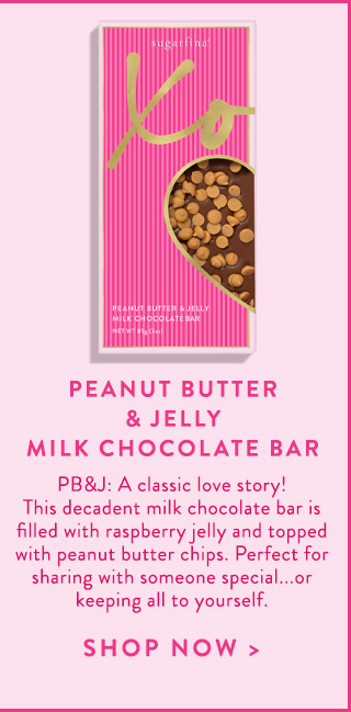 Peanut Butter & Jelly Milk Chocolate Bar