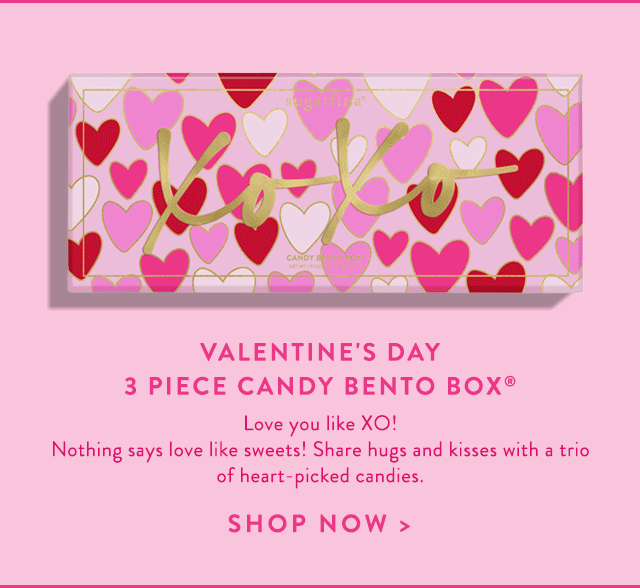 Valentine's Day 3 Piece Candy Bento Box®