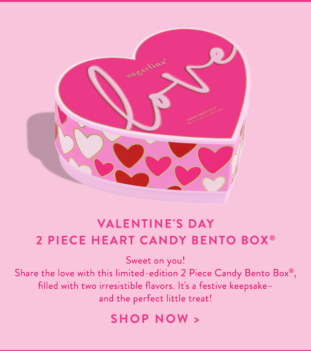Valentine's Day 2 Piece Heart Candy Bento Box®