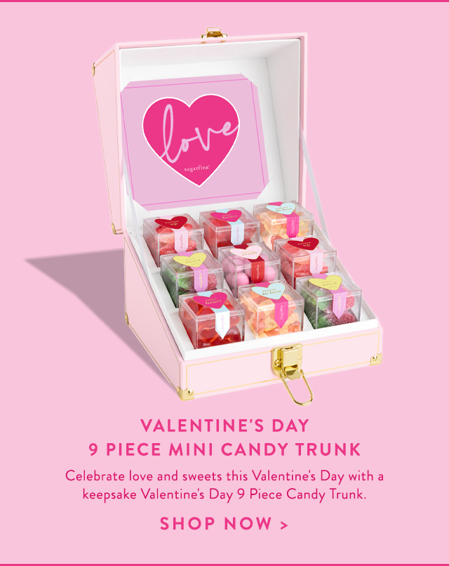 Valentine's Day 9 Piece Mini Candy Trunk