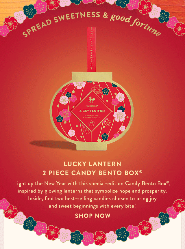 Lucky Lantern 2 Piece Candy Bento Box®