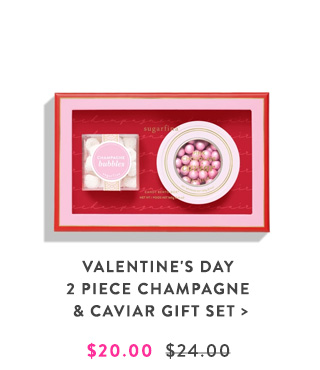 Valentine's Day 2 Piece Champagne & Caviar Gift Set
