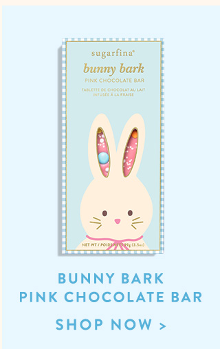 Bunny Bark Pink Chocolate Bar