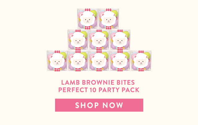 Lamb Brownie Bites Perfect 10 Party Pack