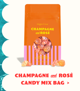 Champagne and Rosé Candy Mix Bag