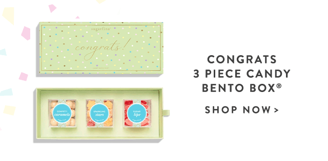 Congrats 3 Piece Candy Bento Box®