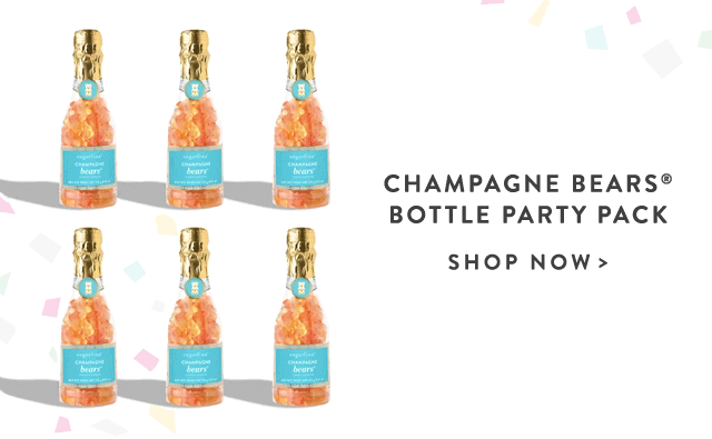 Champagne Bears® Celebration Bottle - Party Pack of 6