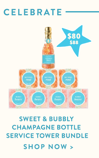 Sweet & Bubbly Champagne Bottle Service Tower Bundle
