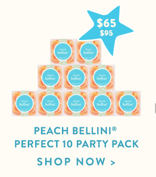 Peach Bellini® Perfect 10 Party Pack