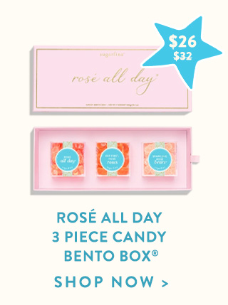  Rosé All Day 3 Piece Candy Bento Box®