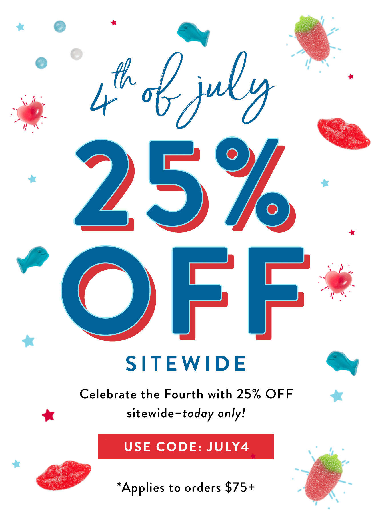 Shop 25% off SITEWIDE!