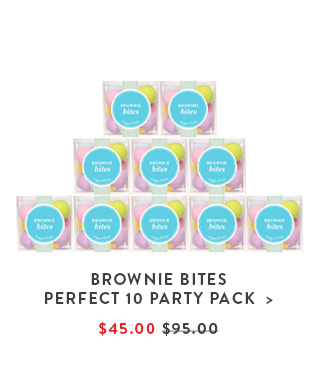  Brownie Bites Perfect 10 Party Pack