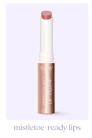 mistletoe-ready lips