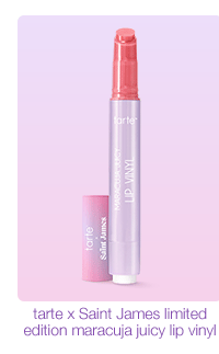 tarte x Saint James limited edition maracuja juicy lip vinyl