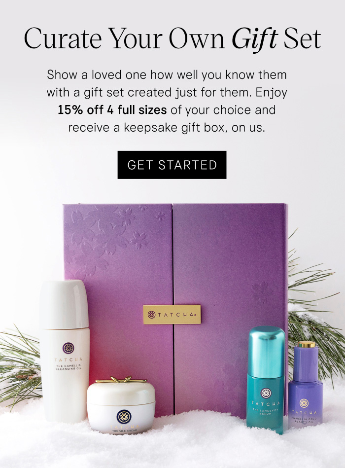 Curate Your Own Gift Set. Show a loved one how well you know them with a gift set created just for them. Enjoy up to 15% off 4 full sizes of your choice and receive a keepsake gift box, on us. Get Started