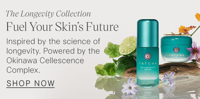 The Longevity Collection: Fuel Your Skin’s Future. Inspired by the science of longevity. Powered by the Okinawa Cellescence Complex. Shop Now