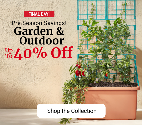 pre-season garden savings