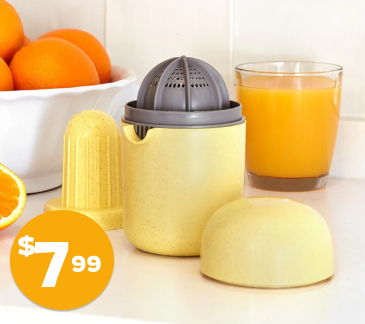 Manual Citrus Fruit Juicer with Storage Container